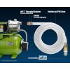 imageGreen Expert 1quot ID Inlet Hose with Brass Fittings and Check Valve Full Kit for Well Pump Water Intake Easy to Install for Quickly Water Sucking from Garden Pond Canal Reservoir 13Foot25Foot
