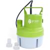 imageGreen Expert 1HP Sump Pump 4000GPH High Flow Stable Builtin Float Switch 25FT Power Cord Automatic On Off for Water Removal Easy to Drain Sewage Pool Hot Tub Flooded House Garden Basement SinkManual Activation