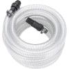 imageGreen Expert 1quot ID Inlet Hose Kit with End Valve and Threaded Adapter 25Foot Transparent PVC for Well Pumps Water Intake AllinOne Easy Installation25Foot