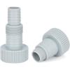 imageGreen Expert Plastic Adapter Kit Multipurpose for Water Hose and Sump Pump Easy Connection 112quot NPT Female to 34quot GHT ampamp 1quot NPT Male and 114quot ampamp 112quot Barb Connector Replacement Pump AccessoryKIT03