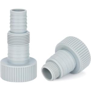 imageGreen Expert Plastic Adapter Kit Multipurpose for Water Hose and Sump Pump Easy Connection 112quot NPT Female to 34quot GHT ampamp 1quot NPT Male and 114quot ampamp 112quot Barb Connector Replacement Pump AccessoryKIT03