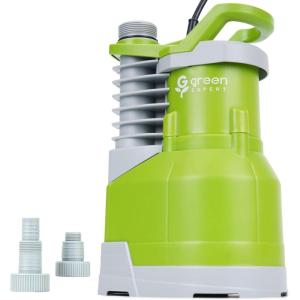 imageGreen Expert 16HP Submersible Utility Pump with Full Corrosion Resistant Upgraded VinegarPoolsSalt Water Applicable Multipurpose Adapter Kit Easy to Use with Hoses 10foot Power Cord10HP Highflow Upgrade