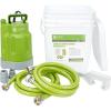 imageGreen Expert AllinOne Tankless Water Heater Flush Kit Includes 14HP Utility Pump 2xPVC Hoses 35 Gallon Pail with Opener Quick Start for Efficient Cleaning Full Corrosion Resistant Accessory