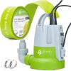 image:imageGreen Expert Water Draining Kit Easy to Use Portable Sump Pump with 25FT PVC Discharge Hose High Performance Efficiently Removes Water from Flooded House Pools Pond Hot Tub Spas