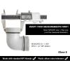 image:imageGreen Expert Plastic Elbow Adapter Kit for Water Hose and Sump Pump Easy Connection Contains a 112 NPT Female to 34 GHTamp112 Barb Connector and a 112 NPT Male Elbow with a Check Valve112 NPT x BarbGHT
