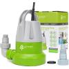 image:imageGreen Expert 12HP Submersible Sump Pump Lastinch Water Drainage for Flooded Basement Backyard Pool Hot Tub Rain Barrel Easy to Use Backup Drain PumpSingle Pump